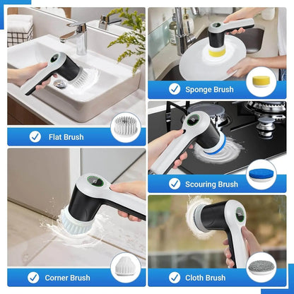 SpinScrub Pro — 5-in-1 Electric Cleaning Brush Nestly