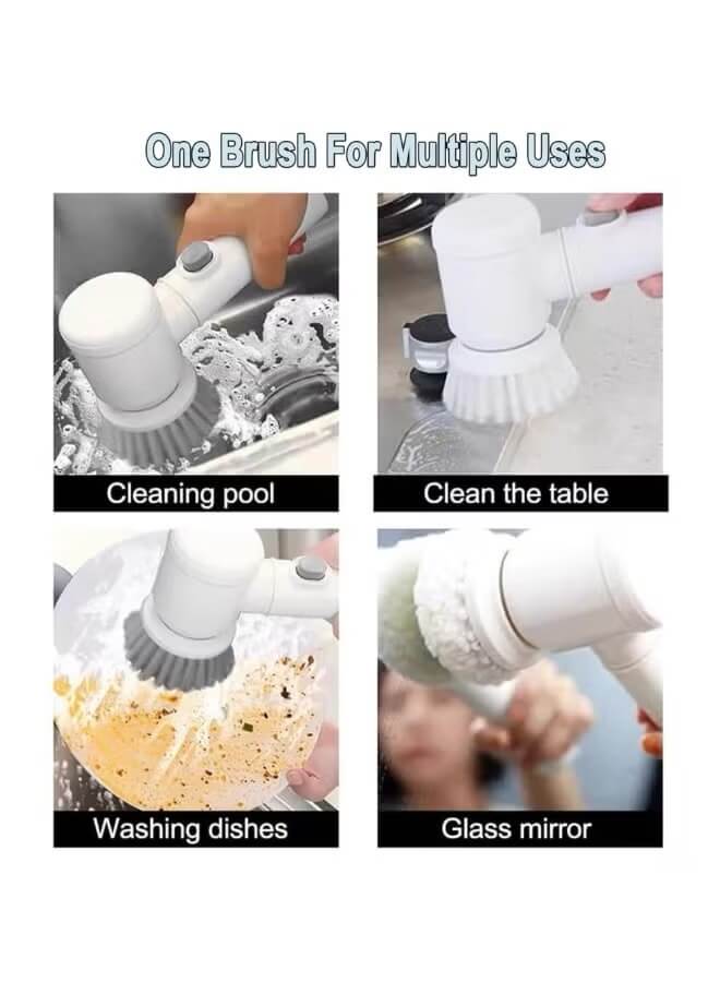 SpinScrub Pro — 5-in-1 Electric Cleaning Brush