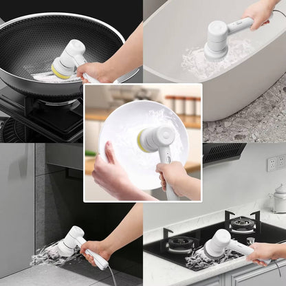 SpinScrub Pro — 5-in-1 Electric Cleaning Brush